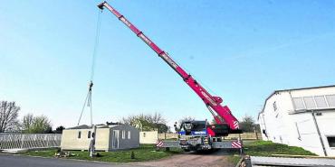 Alemanes montan casas prefabricadas en dos horas
