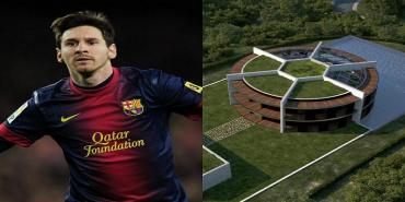 Casa diseñada para Lionel Messi crea polémica en el mundo