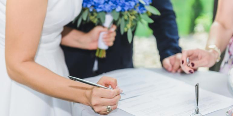 El matrimonio civil, el trámite notarial más afectado en esta época