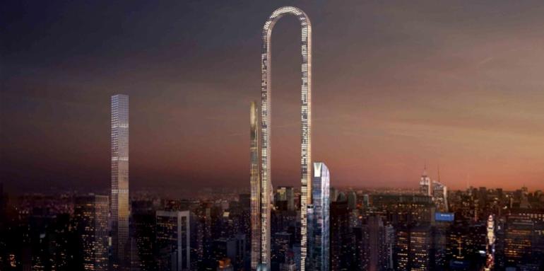 El extraño y curioso edificio en forma de ‘U’